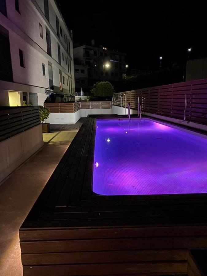 Baiona, Playa Santa Marta, Piscina Apartamento Exterior foto